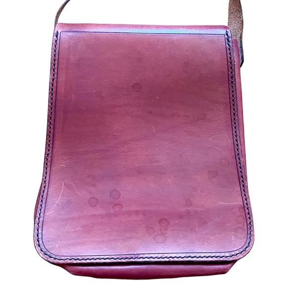 ♦️Vintage♦️Rare Genuine Leather Crossbody Purse - Picture 4 of 4